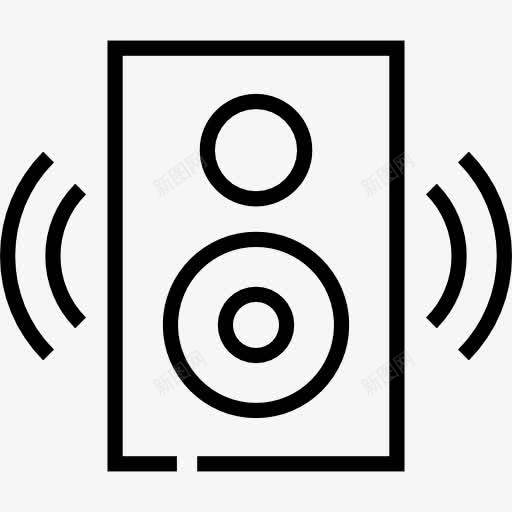 扬声器图标png_新图网 https://ixintu.com 低音 低音炮 号外号外 喇叭 声 扬声器 技术 生日聚会 音乐 音响 音箱