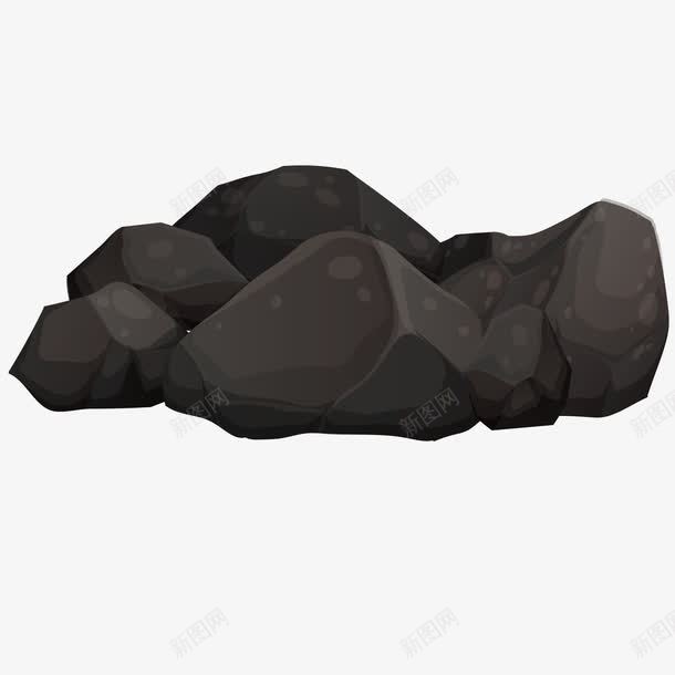 煤炭png免抠素材_新图网 https://ixintu.com 煤矿 石头 矿石 资源 铁矿石