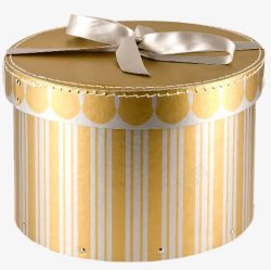 金色蛋糕盒素材