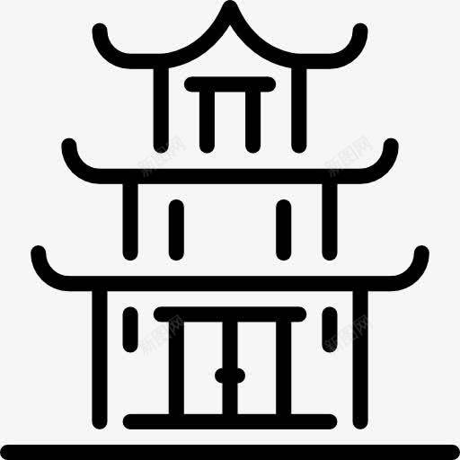 Pagoda图标png_新图网 https://ixintu.com 亚洲文化 佛教 古迹 宝塔 寺庙 建筑
