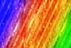 几何棱形彩虹色棱型背景高清图片