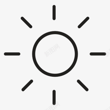 太阳标志图标图标
