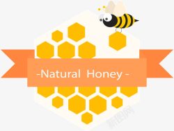 蜜蜂包装蜂蜜包装贴纸高清图片