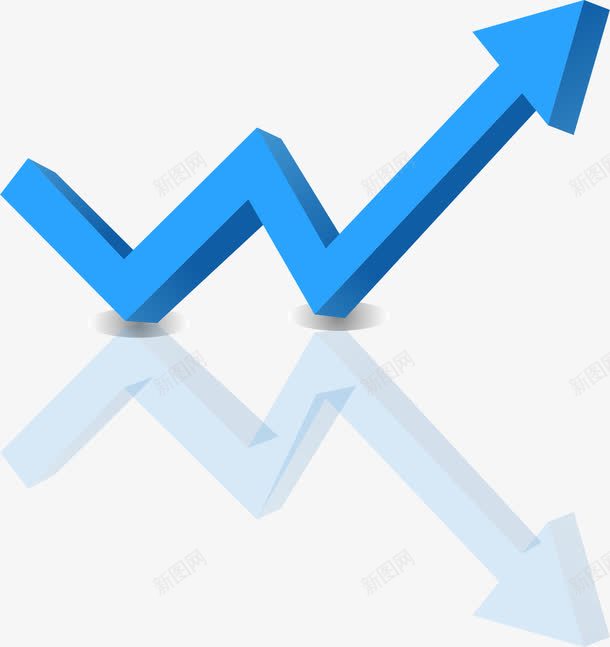 立体箭头矢量图ai免抠素材_新图网 https://ixintu.com AI 上升 商务 手绘 立体 箭头 蓝色 矢量图