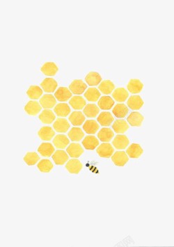 卡通蜂巢素材