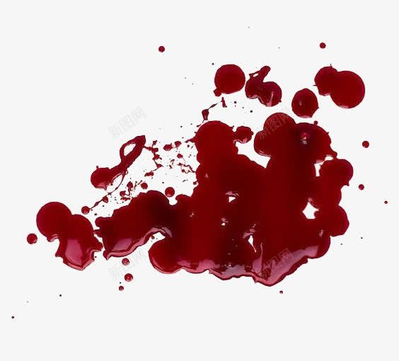 红色血滴png免抠素材_新图网 https://ixintu.com 手绘 毛笔 水墨 水彩 溅射 溅血 笔刷 血液 血滴效果 血迹