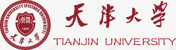 天津大学logo矢量图图标图标