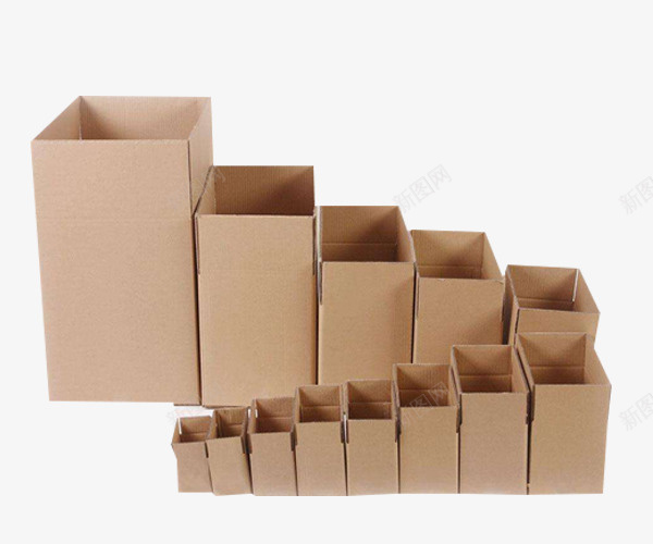 各种大小号的瓦楞纸箱png免抠素材_新图网 https://ixintu.com 包装箱 快递箱 瓦楞纸盒 纸盒 纸箱 货物包装箱