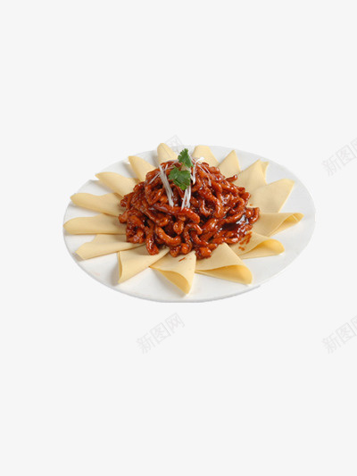 京酱肉丝png免抠素材_新图网 https://ixintu.com 实物 美食 肉丝 荤菜 菜品