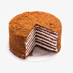 平面蛋糕素材千层蛋糕片高清图片