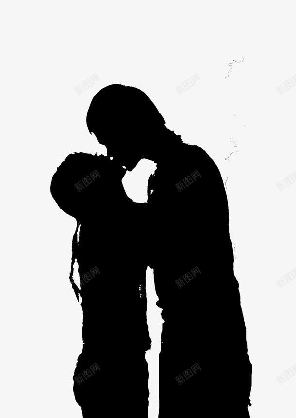 接吻剪影png免抠素材_新图网 https://ixintu.com 一生一世 接吻图 爱情 甜蜜 男女亲吻 男女接吻