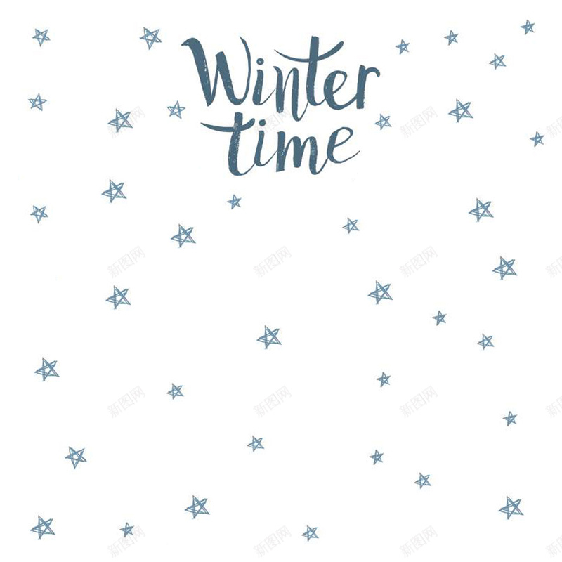 冬季的雪花儿jpg设计背景_新图网 https://ixintu.com 冬天 星星 温暖 雪 雪花