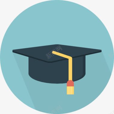 学生的帽子图标图标
