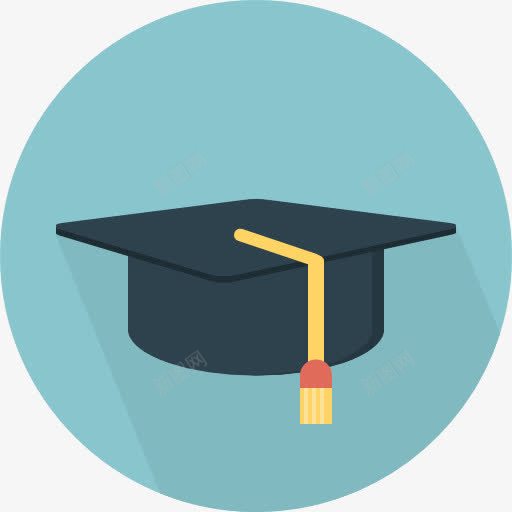 学生的帽子图标png_新图网 https://ixintu.com 学生 学生的帽子 帽子 毕业 研究生教育