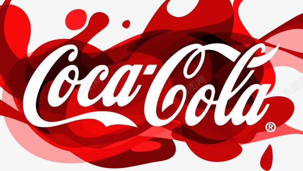 可口可乐红色logo图标图标