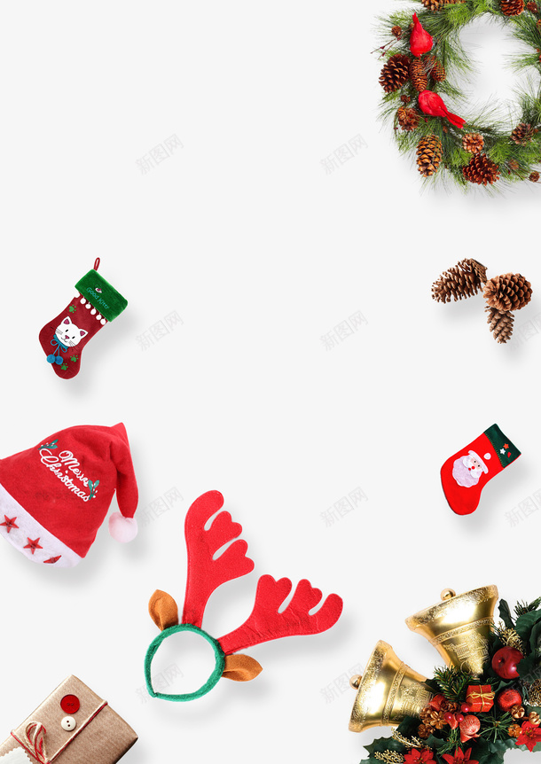 圣诞主题宣传psd免抠素材_新图网 https://ixintu.com 圣诞主题 圣诞物品 宣传册封皮 精致 美观 艺术风