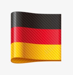 德国旗帜矢量图素材