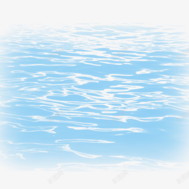 蓝色的海面2png免抠素材_新图网 https://ixintu.com 免扣 水元素 蓝色 高清