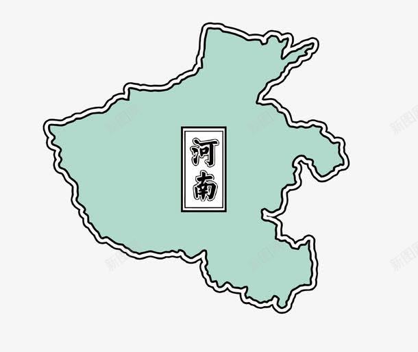 河南png免抠素材_新图网 https://ixintu.com 卡通 手绘 水彩 河南地图 河南矢量