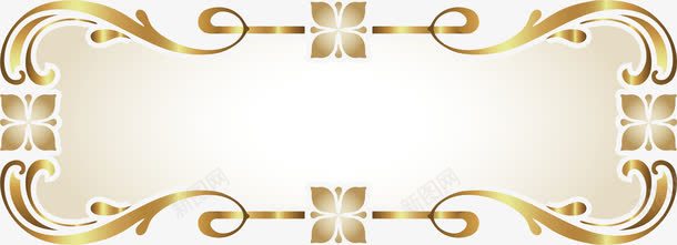 花纹元素png免抠素材_新图网 https://ixintu.com png 元素 欧式 花纹 金色 金色标题框