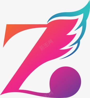 Z型彩色logo商标图标图标