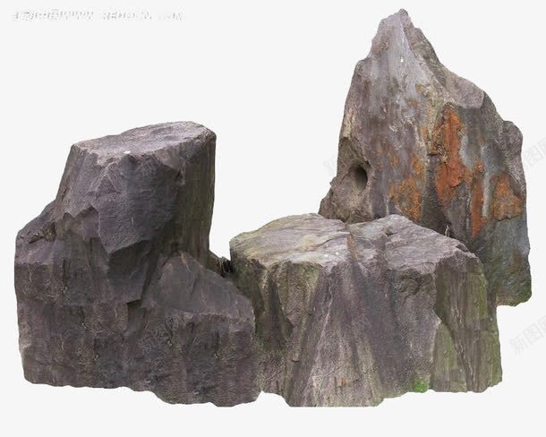 一堆假山石png免抠素材_新图网 https://ixintu.com 假山 石块 石堆 石头
