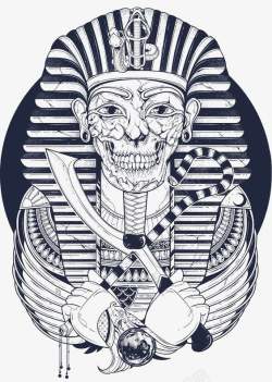文明古迹埃及法老高清图片