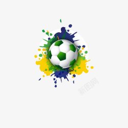 里约奥运奖牌巴西足球logo图标高清图片