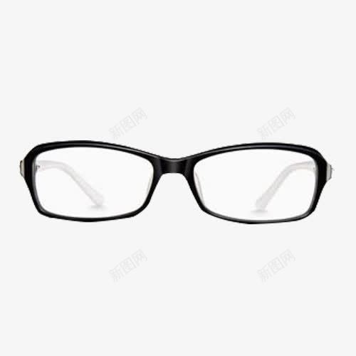 黑色方框眼镜扁png免抠素材_新图网 https://ixintu.com 扁 方框眼镜 配饰 黑色