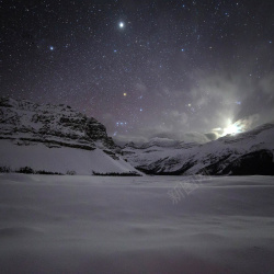 雪地帐篷浪漫星空雪地主图背景高清图片