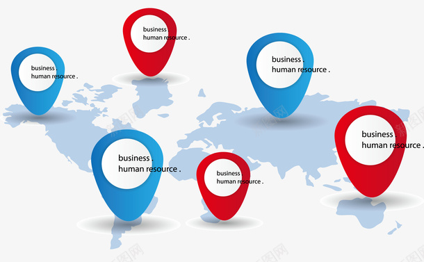 全球分布定位地图图标png_新图网 https://ixintu.com PPT 全球 分布 地图 定位 标识