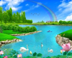 美丽庄园草坪风景图片美丽风景高清图片