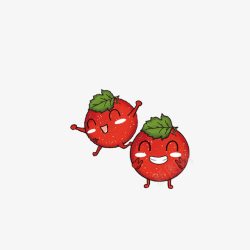红果浆果卡通山楂高清图片