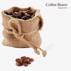 咖啡颗粒咖啡豆高清图片