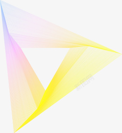三角形组合多彩渐变三角高清图片