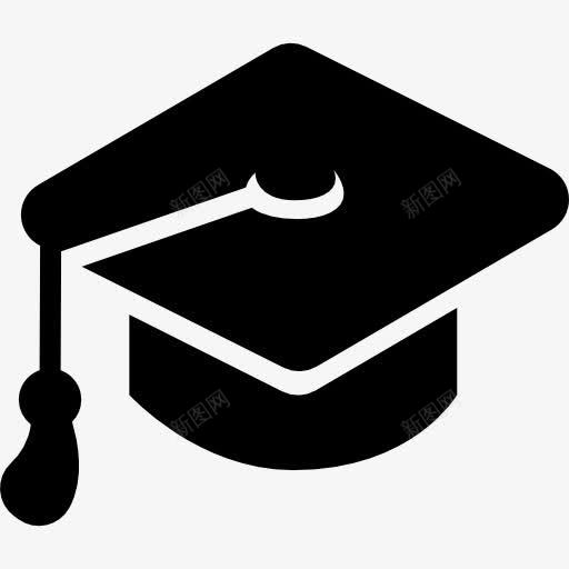 大帽图标png_新图网 https://ixintu.com 大学 帽子 教育 教育图标 毕业 毕业帽 研究生