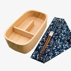 精品实木寿司盒素材