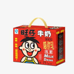 牛奶包装设计旺仔牛奶包装高清图片
