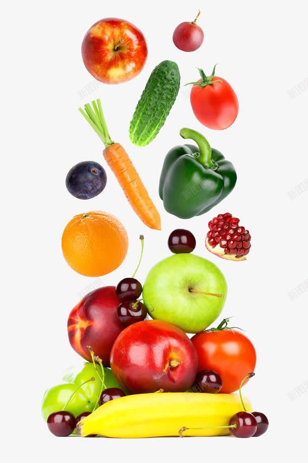 水果蔬菜png免抠素材_新图网 https://ixintu.com 樱桃 水果 苹果 菜类图片 萝卜 蔬菜 辣椒 黄瓜