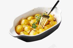 蛋包土豆饭西式微波炉焗饭烤碗高清图片