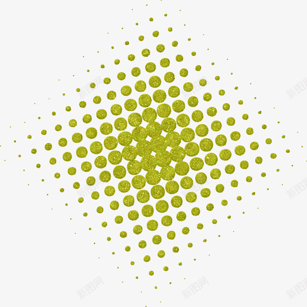 绿色波点渐变图案png免抠素材_新图网 https://ixintu.com 波点图案 渐变 渐变波点 纹理波点 绿色渐变 绿色纹理渐变 菱形波点