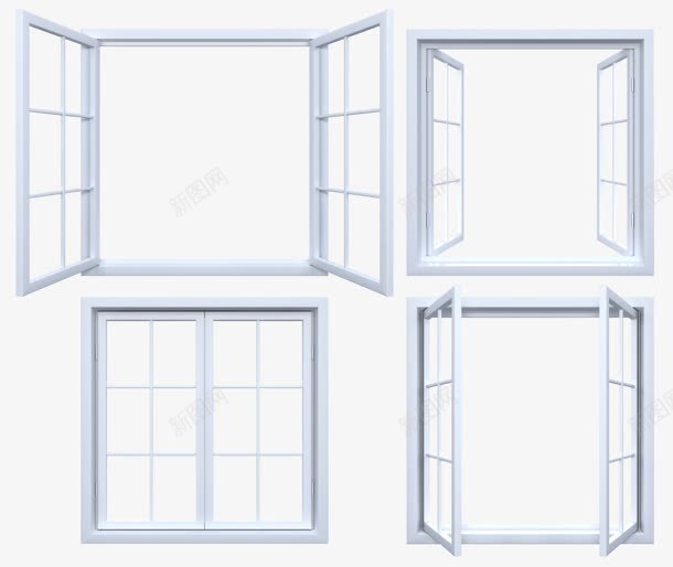 白色窗户透明主页png免抠素材_新图网 https://ixintu.com 主页 白色 白色窗框 窗户 透明