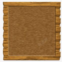 木头暗色相框木质告示牌高清图片