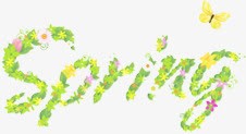 春天spring字母字体蝴蝶png免抠素材_新图网 https://ixintu.com spring 字体 字母 春天 蝴蝶