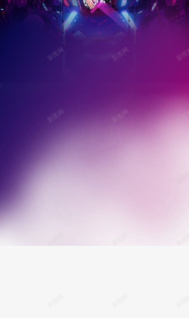 炫酷紫色蓝色光效png免抠素材_新图网 https://ixintu.com 紫色 色光