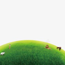 韩国旅游画册自然绿色的草地高清图片