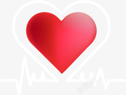 心跳健康红色医疗心动爱心高清图片