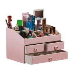 粉色筷子套化妆品收纳盒高清图片