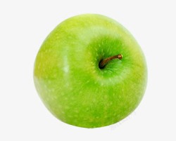青苹果实拍青苹果侧面图高清图片