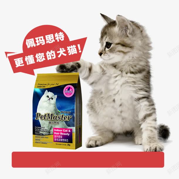 猫粮宠物店宣传单png免抠素材_新图网 https://ixintu.com 可爱 宠物店宣传单 宠物用品 猫咪 猫粮